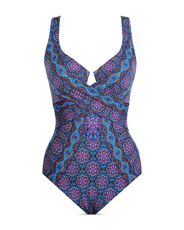 Miraclesuit Danube Escape Mosaic-print One-piece Swimsuit In Multi ...