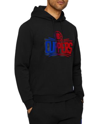 black hugo boss hoodie mens