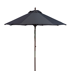 Safavieh Bethany 9 Ft Wooden Umbrella In Gray