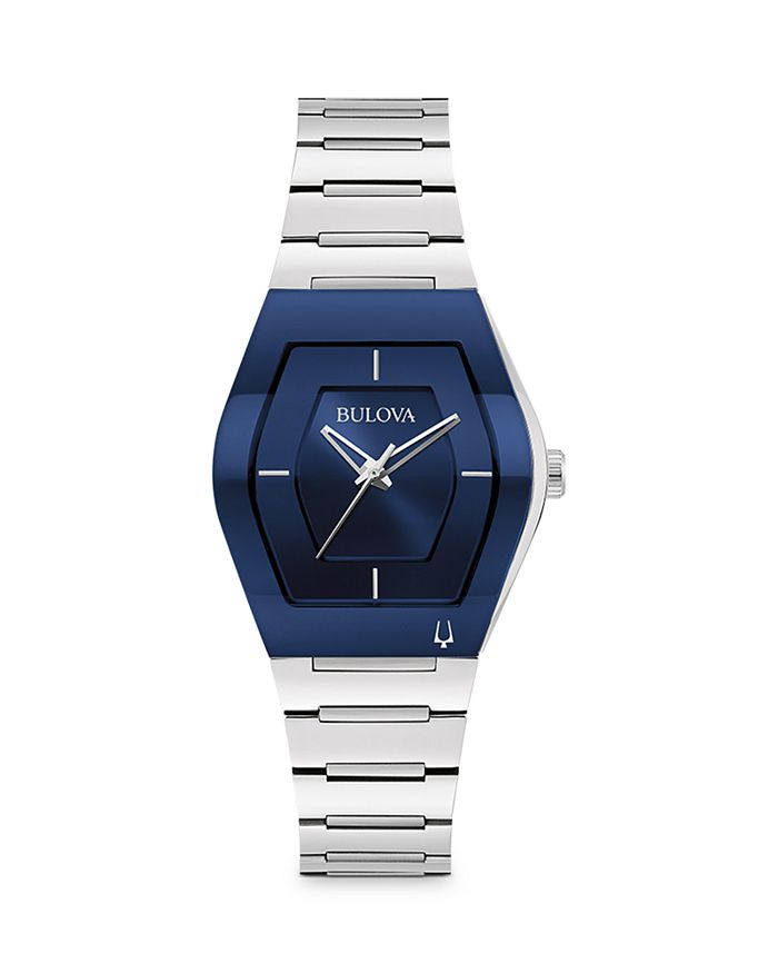 Shop Bulova Futuro Watch, 30mm In Blue