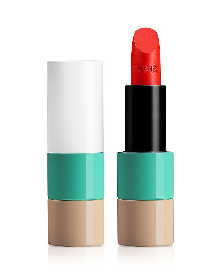 Pre-owned Hermes Limited Edition Rouge  Satin Lipstick In 52 Corail Aqua