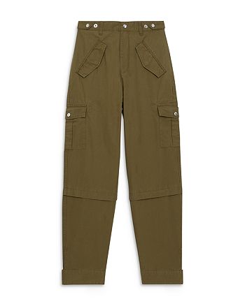 The Kooples Cargo Style Khaki Trousers | Bloomingdale's