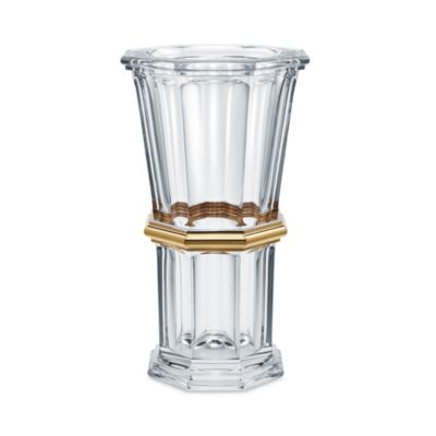 Baccarat - Harcourt Straight Vase, Gold