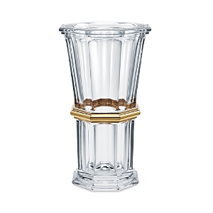 Baccarat Harcourt Straight Vase, Gold