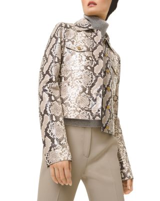 michael kors python jacket