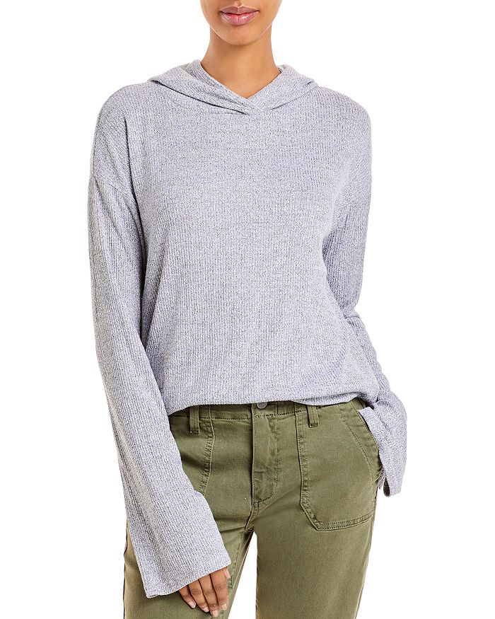 rag bone Ribbed Knit Hoodie Bloomingdale s