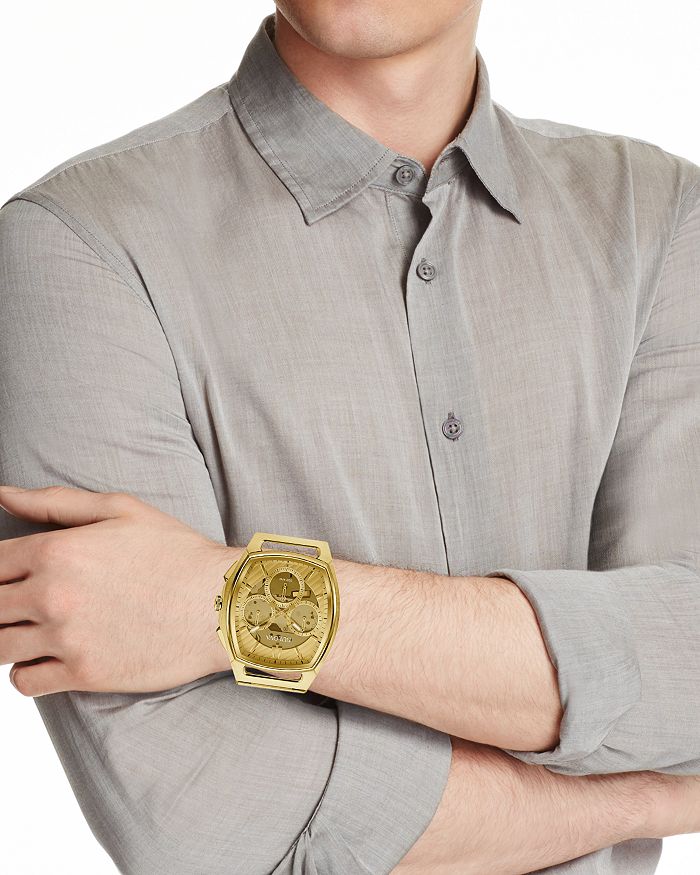 Shop Bulova Curv Watch, 41mm In Gold