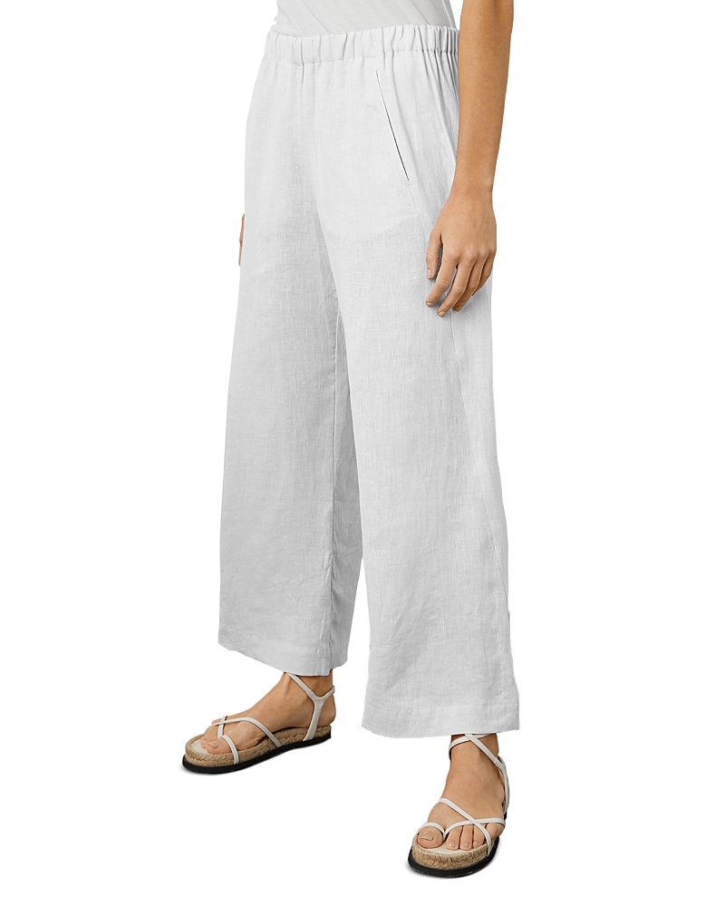 Shop Velvet By Graham & Spencer Lola Linen Pants In White