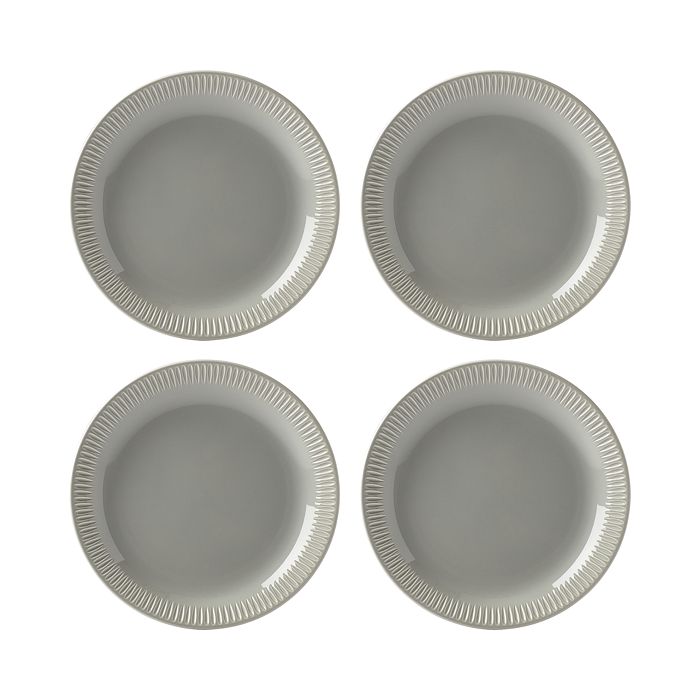 Lenox Profile 4-piece Accent Plate Set In Grey