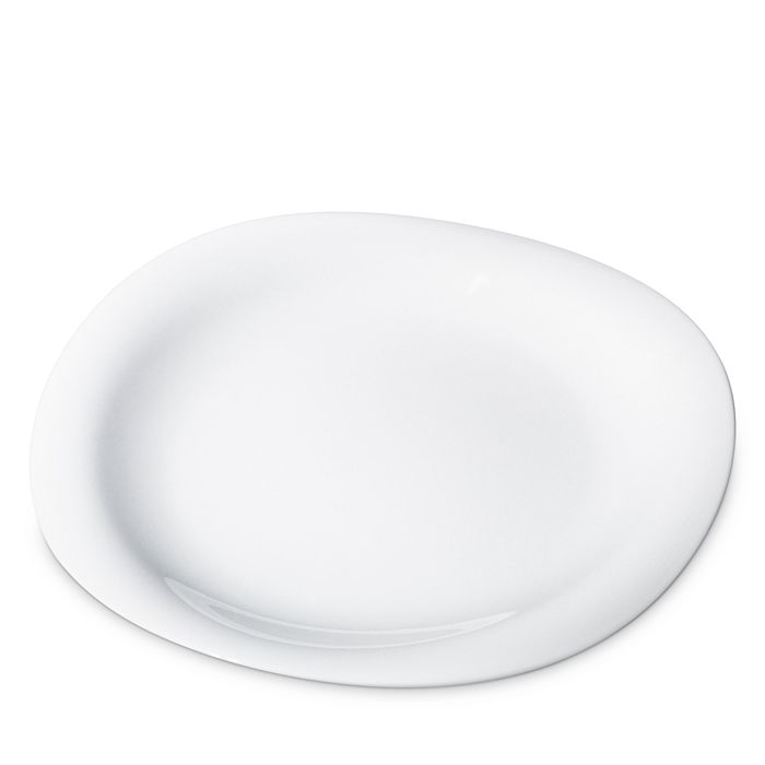 Shop Georg Jensen Cobra Dinner Plate, Set Of 4 In White