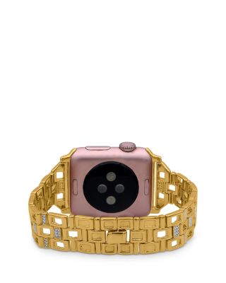 Bloomingdale's Diamond & 14k Yellow Gold Apple Watch® Strap Bloomingdale's Diamond & 14k Yellow Gold Apple Watch® Strap