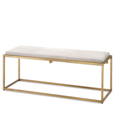 Shelby Hide Bench
