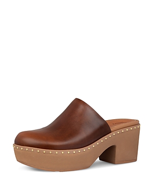 Fitflop Women's Pilar Studded Platform Mules In Chocolate