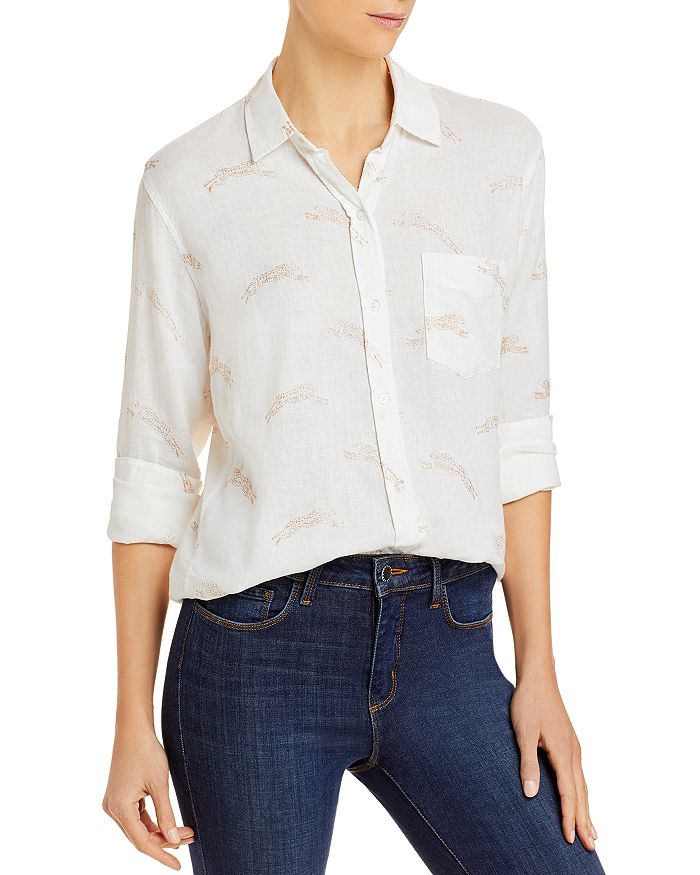 RAILS CHARLI EMBROIDERED BUTTON DOWN SHIRT,200-766-2546