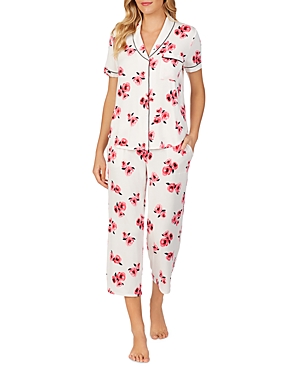 Kate spade new york Cropped Floral Print Pajama Set