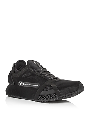 Shop Y-3 Men's Runner 4d Iow Low Top Sneakers In Black