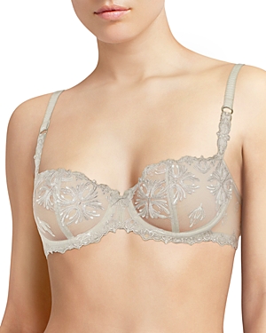 CHANTELLE CHAMPS-ELYSEES LACE UNLINED DEMI BRA,2605