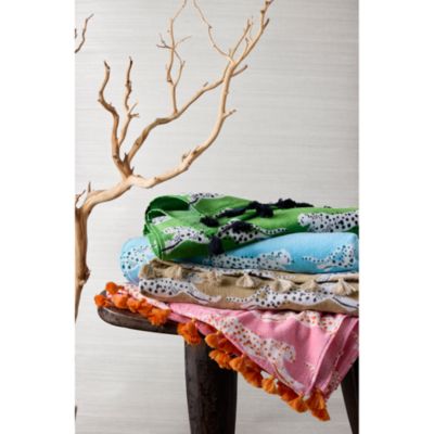 Leaping Leopard Beach Towel