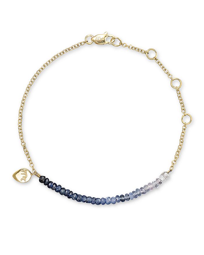 Meira T - Blue Sapphire and 14K Yellow Gold Bracelet