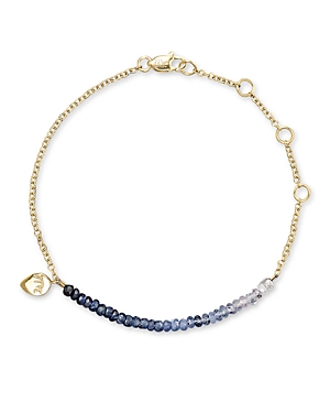 Meira T Blue Sapphire and 14K Yellow Gold Bracelet
