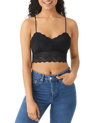 Inspired Eyelet Longline Bralette