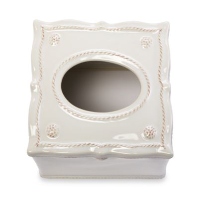 Berry & Thread Whitewash Tissue Box Cover