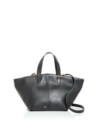 Tulipano Leather Top Handle Bag
