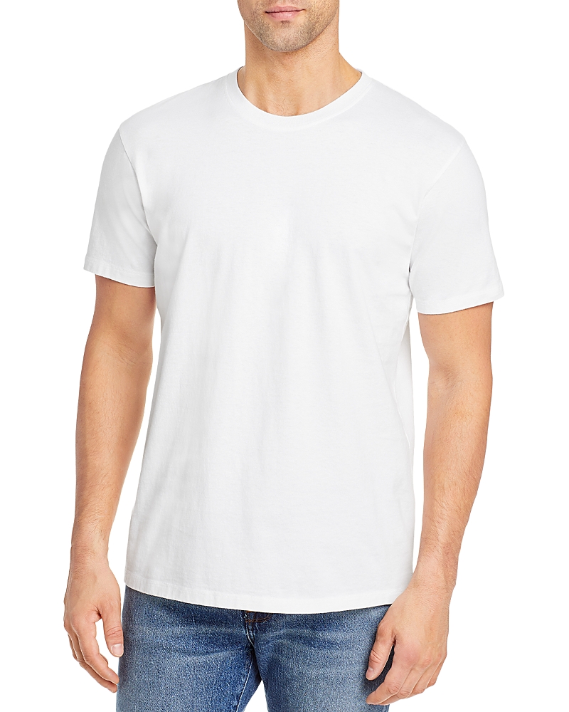 Frame Heavyweight Classic Fit Cotton T-shirt In White