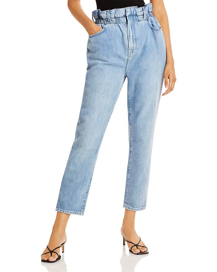 FRAME Elastic Waist Jeans in Meridian | Bloomingdale's