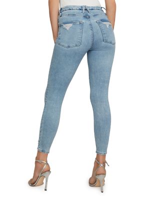 Women S Light Blue Skinny Jeans Ankle Crop More Bloomingdale S