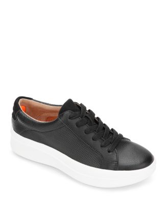 Gentle Soles by Kenneth Cole Halden Black Leather Platform Sneaker, Women\'s 9.5 Gentle Soles by Kenneth Cole Halden Black Leather Platform  main image 4