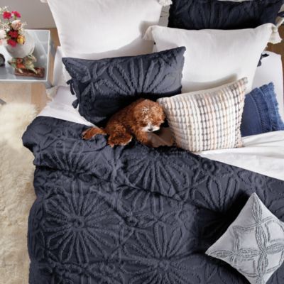 Chenille Medallion Comforter Set, Full/Queen