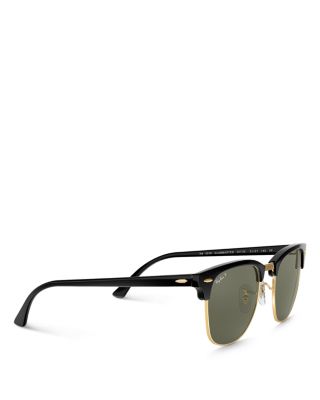  Polarized Classic Clubmaster Sunglasses, 51mm
