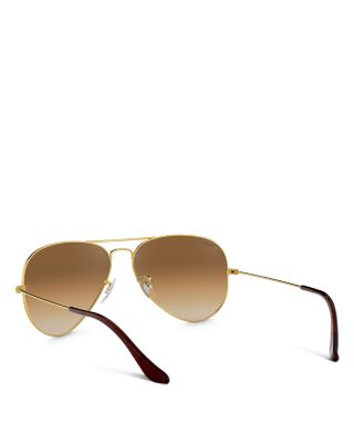  Original Brow-Bar Aviator Sunglasses, 58mm