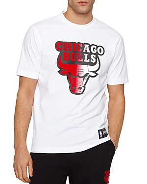 Boss x Nba ThreeSixty Chicago Bulls Cotton Stretch Graphic Tee