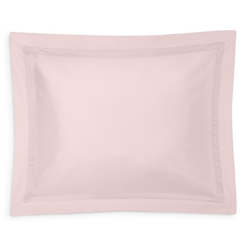 Matouk Nocturne Hemstitch Standard Sham In Pink