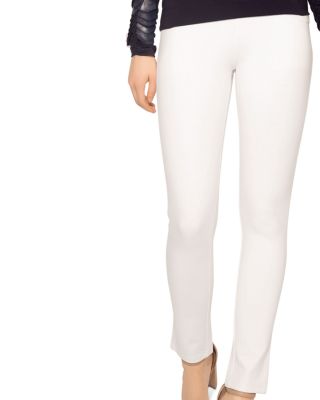 off white stretch pants