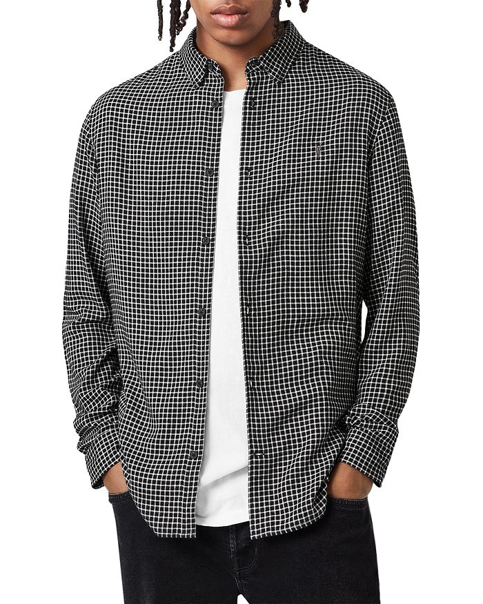 ALLSAINTS Tilden Long Sleeve Slim Fit Shirt Bloomingdale s