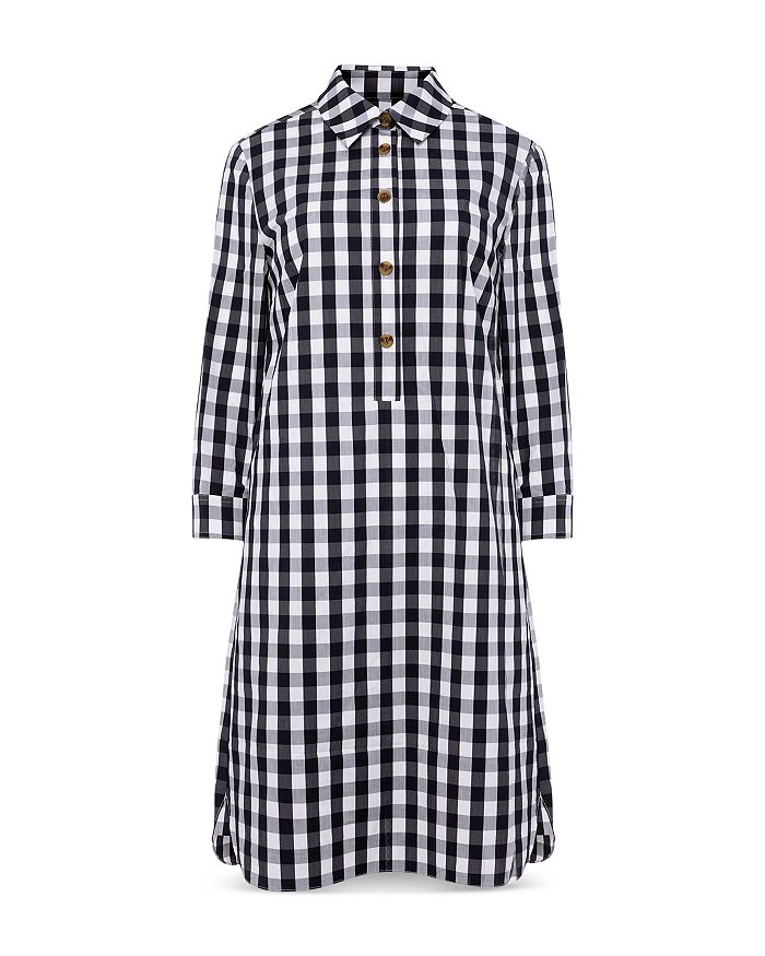 HOBBS LONDON MARCIELLA GINGHAM TUNIC DRESS