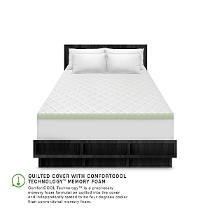 SensorPEDIC 3-Inch Ultimate Cooling Luxury Quilted Memory Foam Bed Topper, Twin