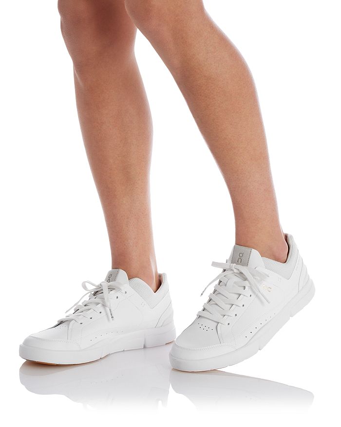 Shop On Men's The Roger Centre Court Lace Up Sneakers In White