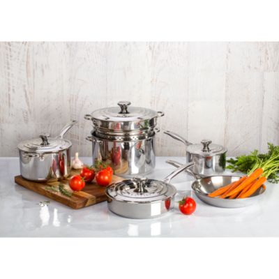 Signature Stainless Steel 10-Piece Cookware Set