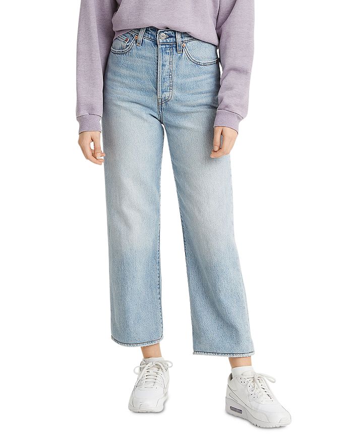 Levi's Rib Cage Straight-Leg Cropped Jeans | Bloomingdale's