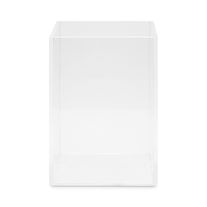 Pigeon & Poodle Monette Wastebasket In Clear