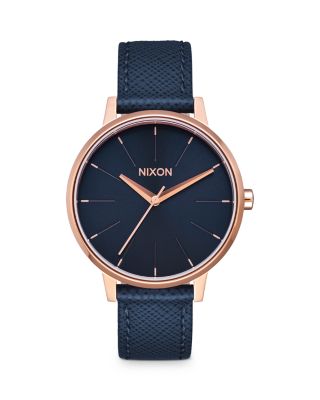 Nixon The Kensington Leather Watch, 36.5mm
