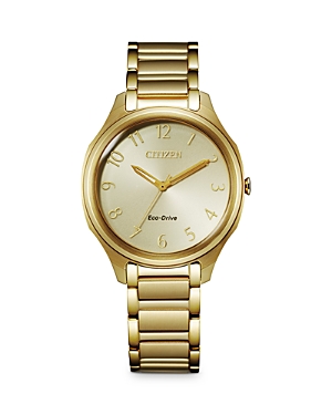 Shop Citizen Eco-drive Drive Watch, 35mm In Champagne
