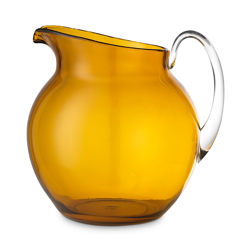 Mario Luca Giusti Palla Acrylic Pitcher In Amber