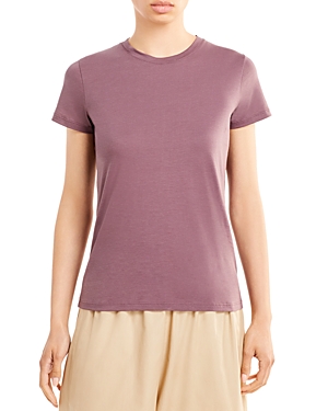 Vince Essential Crewneck Tee In Fig