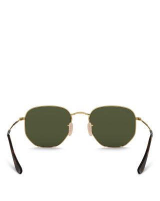  Icons Polarized Hexagonal Sunglasses, 51mm