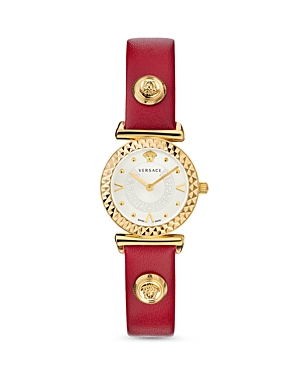 Versace Mini Vanity Watch, 27mm In Red